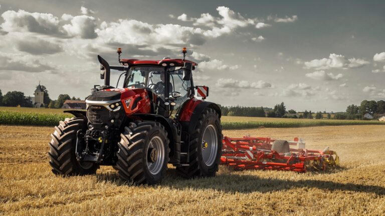 Ny Case IH Optum-traktor på jordet – forhåndsvisning av ny serie