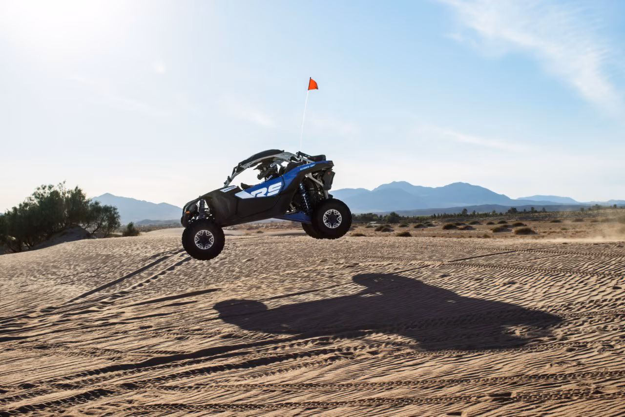 Can-Am Maverick innovativt hjuloppheng med ledende fjæringsvandring og bakkeklaring